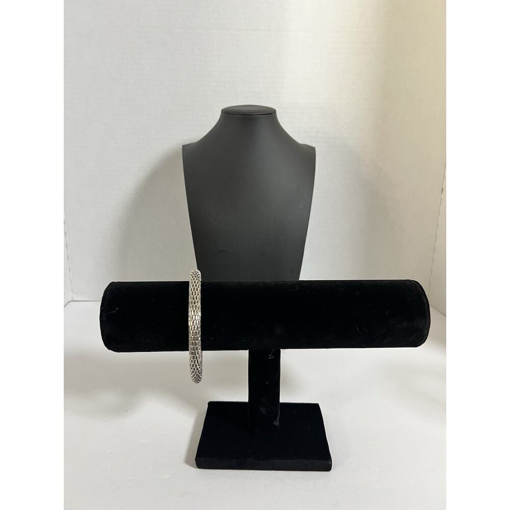 Vintage Women’s Silver Tone Mesh Bracelet 8” L